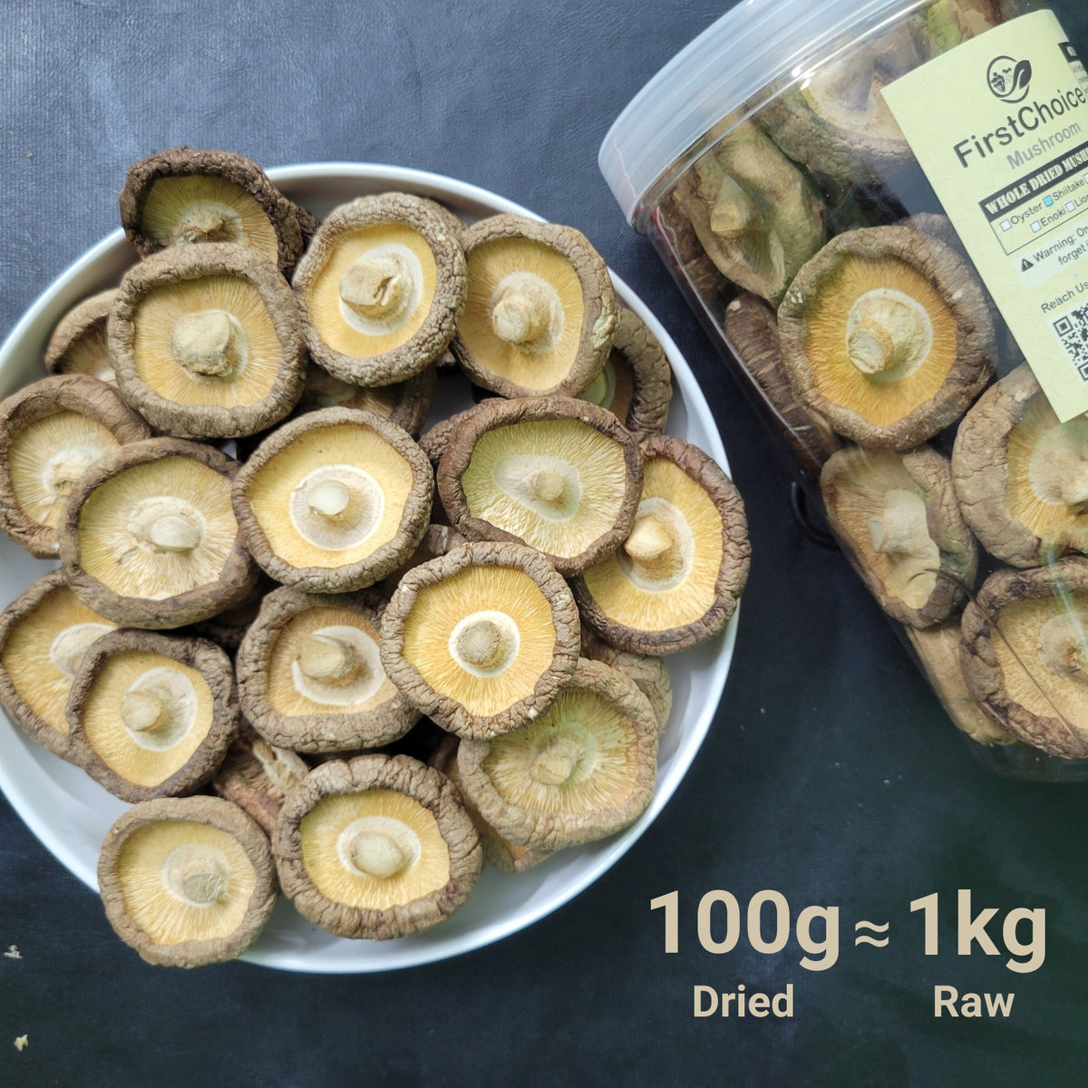 Whole Dried Shiitake Mushrooms