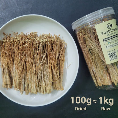 Whole Dried Enoki Mushrooms