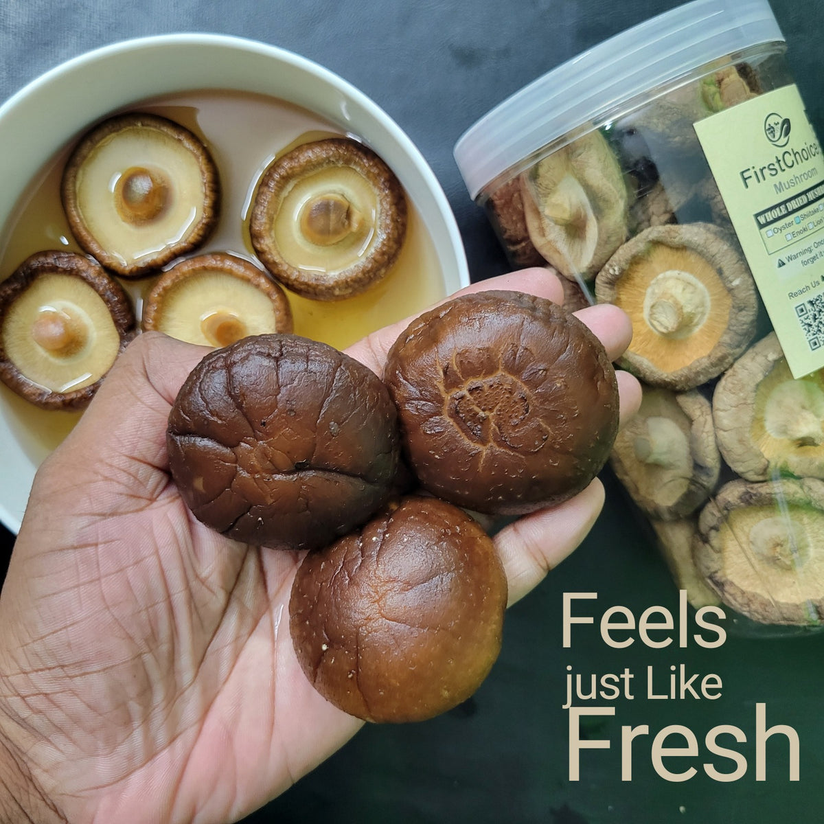 Whole Dried Shiitake Mushrooms