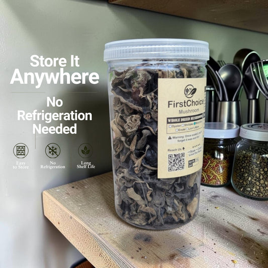 Dried Black Mushrooms