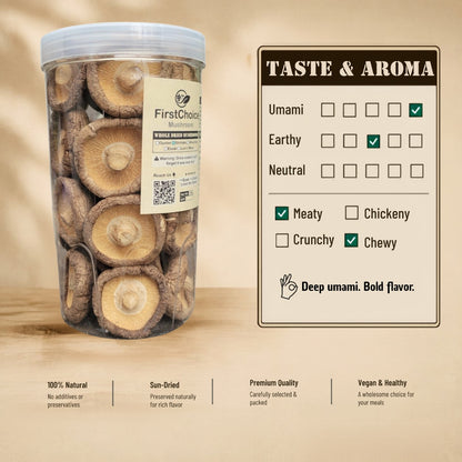 Whole Dried Shiitake Mushrooms