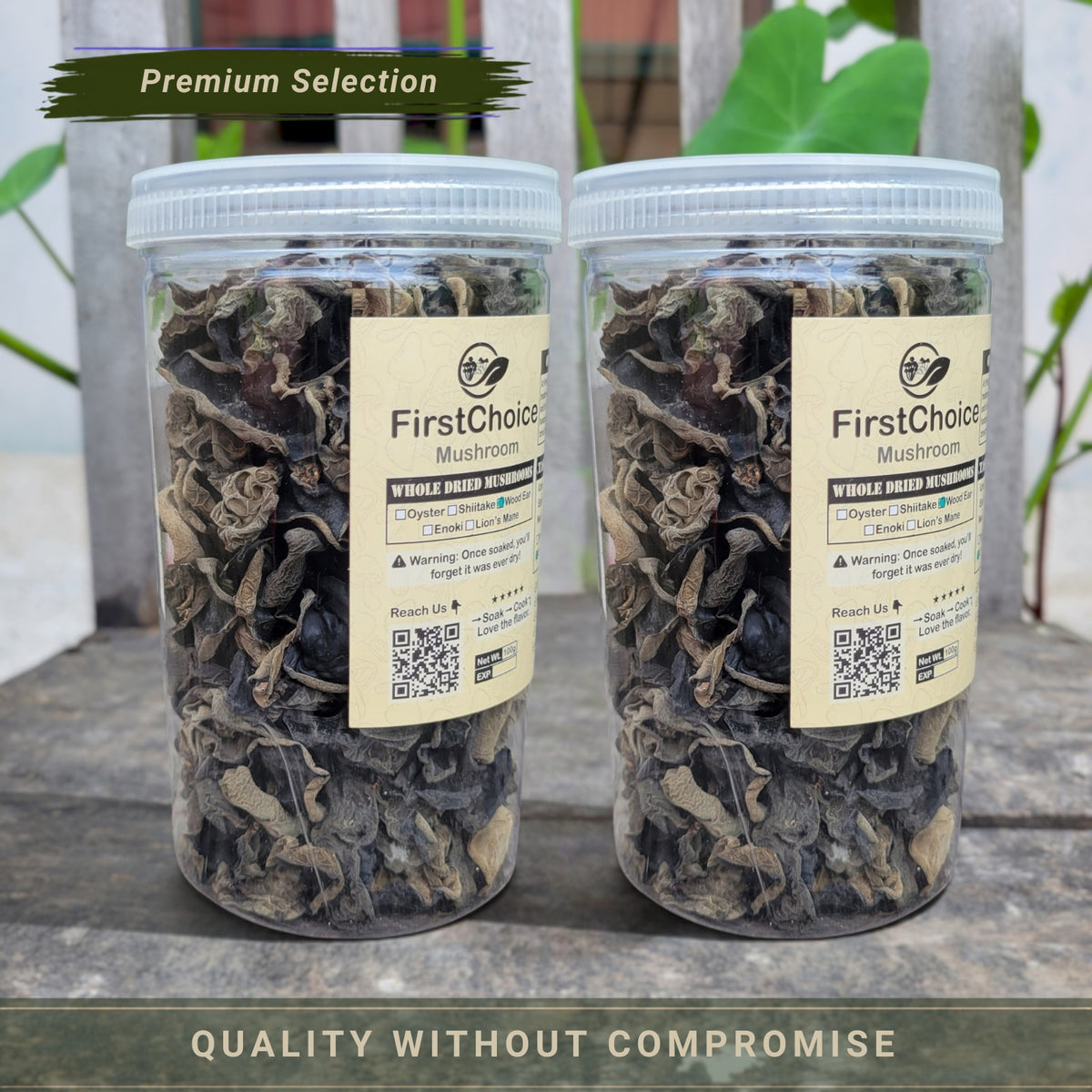Dried Black Mushrooms