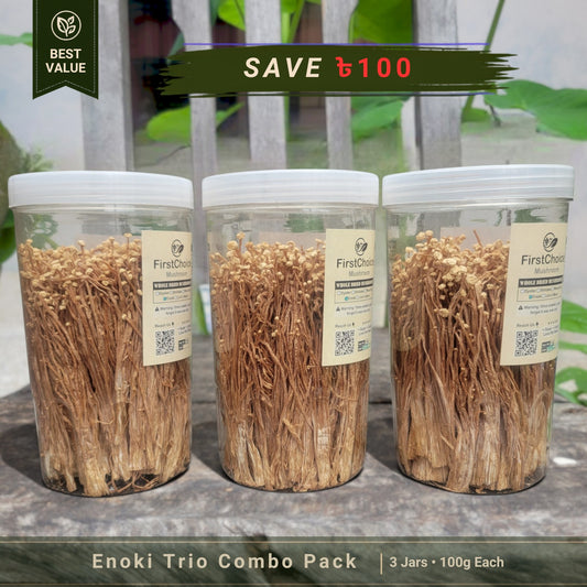 Enoki Mushroom Trio Pack