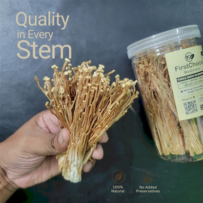 Whole Dried Enoki Mushrooms