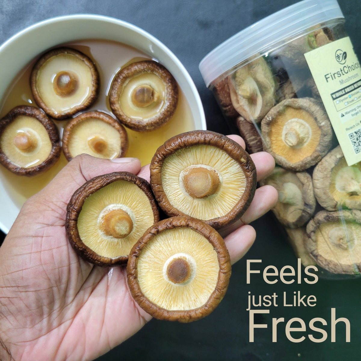 Whole Dried Shiitake Mushrooms
