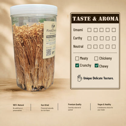 Whole Dried Enoki Mushrooms