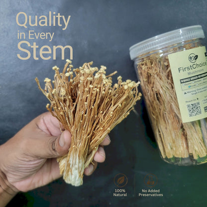 Whole Dried Enoki Mushrooms