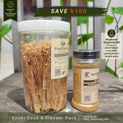 Whole Dried Enoki Mushrooms