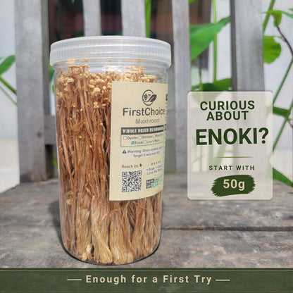 Whole Dried Enoki Mushrooms