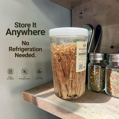 Whole Dried Enoki Mushrooms