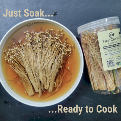 Whole Dried Enoki Mushrooms