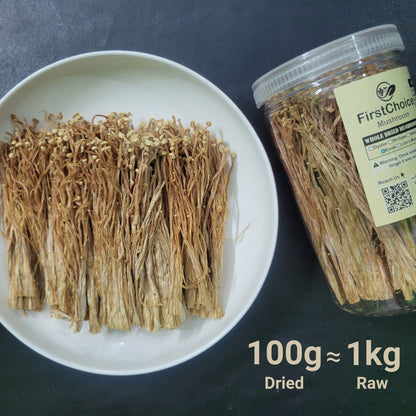 Whole Dried Enoki Mushrooms
